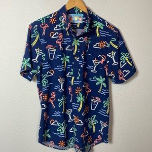 chubbies The One Man Wolf‎ Pack Popover Shirt